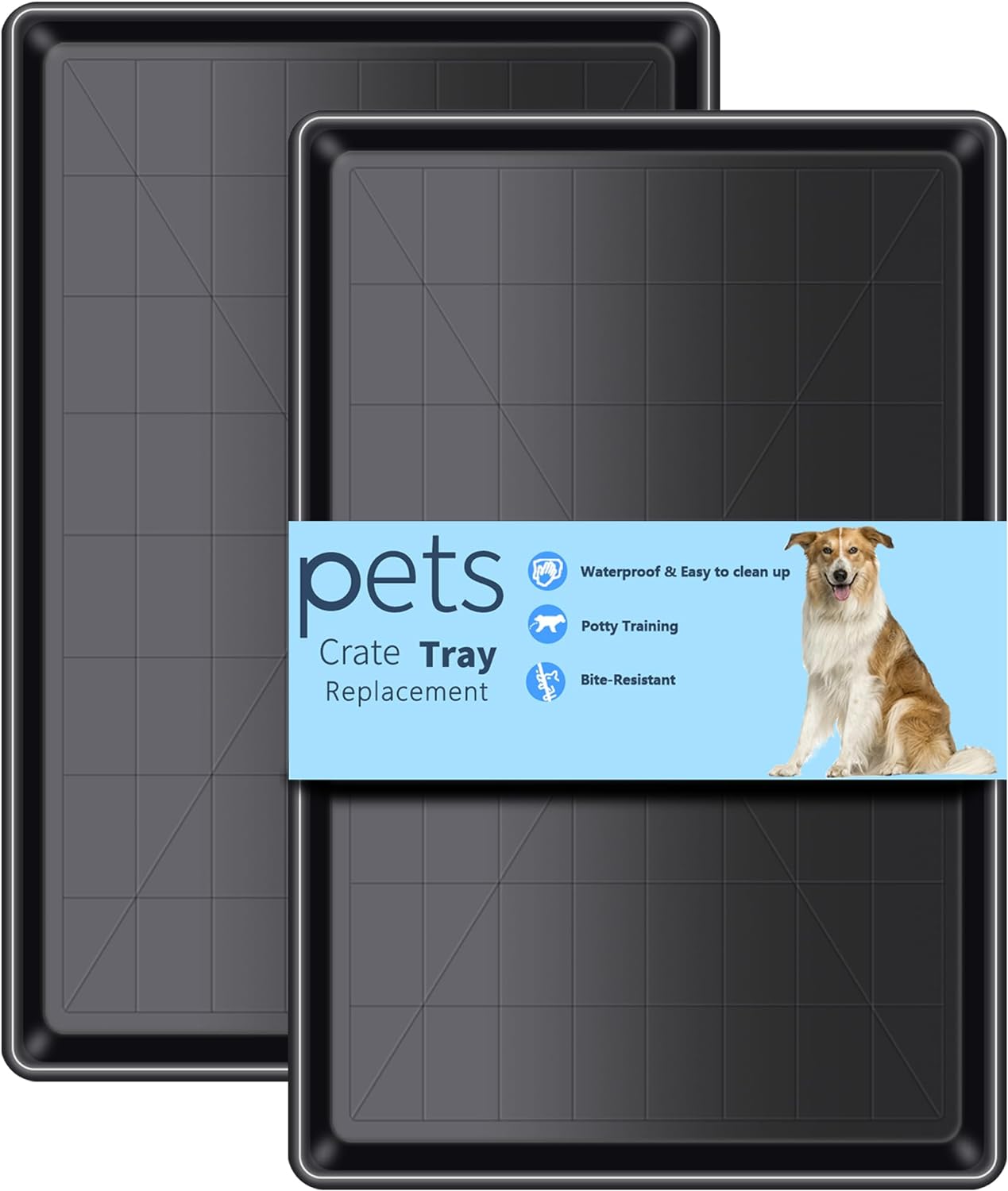 Dog Crate Pan Replacement 36 2pcs MOFBEAWK Direct dog-crate-pan-replacement-36-2pcs-mofbeawk-direct